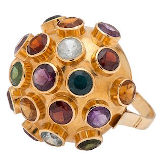H. Stern Sputnik Style Ring in 18 Karat Yellow Gold