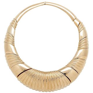 Articulated Collar Necklace in 18 Karat Yellow Gold