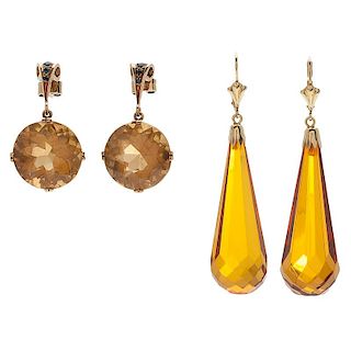 Earrings in Karat Gold