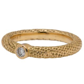 Jane Bohan Diamond Ring in 18 Karat Yellow Gold