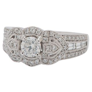 Orianne Diamond Ring in Platinum