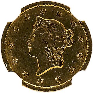 U.S. 1852-O $1 GOLD COIN
