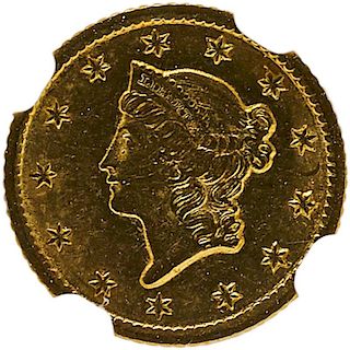 U.S. 1853-O $1 GOLD COIN