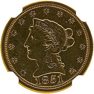 U.S. 1851-O $2.5 GOLD COIN