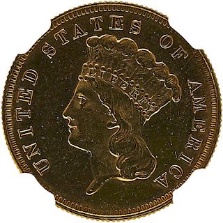 U.S. 1883 $3 GOLD COIN