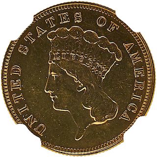 U.S. 1889 $3 GOLD COIN
