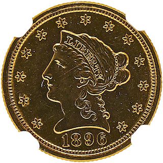 U.S. 1896 $2.5 GOLD COIN