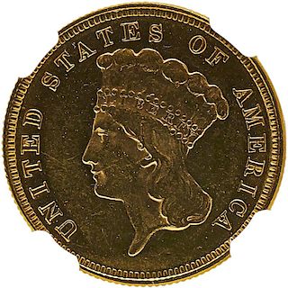 U.S. 1882 $3 GOLD COIN