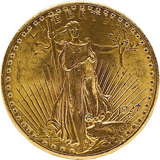 U.S. 1927 ST. GAUDENS $20 GOLD COIN