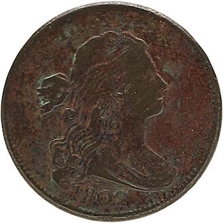 U.S. 1802 DRAPED BUST 1C COIN