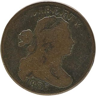 U.S. 1803 DRAPED BUST 1C COIN