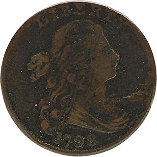 U.S. 1798 DRAPED BUST 1C COIN