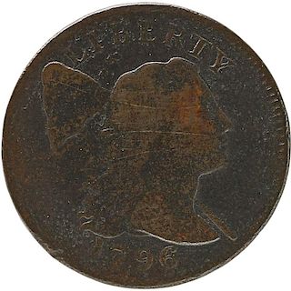 U.S. 1796 LIBERTY CAP 1C COIN
