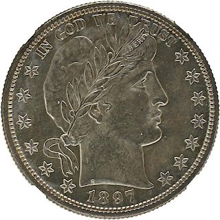 U.S. 1897-S BARBER 50C COIN