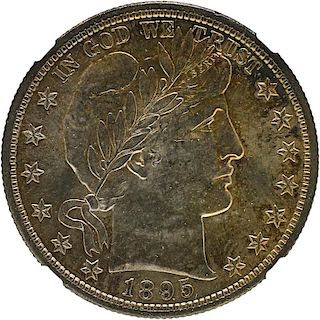 U.S. 1895 BARBER 50C COIN