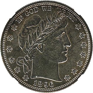 U.S. 1896 BARBER 50C COIN