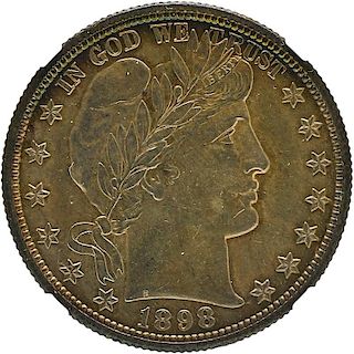 U.S. 1898-O BARBER 50C COIN