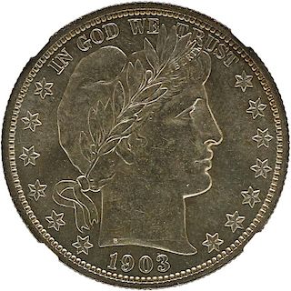 U.S. 1903-S BARBER 50C COIN