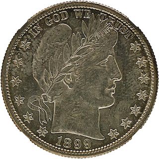 U.S. 1899-S BARBER 50C COIN