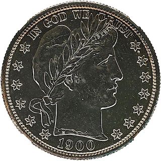 U.S. 1900-S BARBER 50C COIN