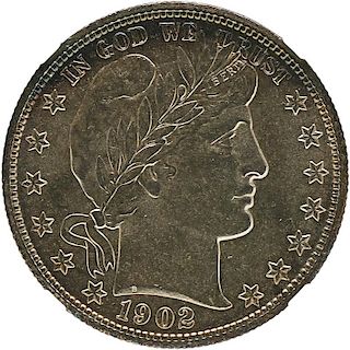 U.S. 1902 BARBER 50C COIN
