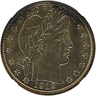 U.S. 1912-D BARBER 50C COIN