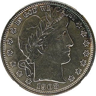 U.S. 1908-O BARBER 50C COIN