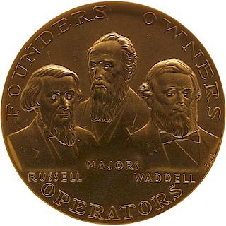 1960 PONY EXPRESS FOUNDERS BRONZE MEDAL