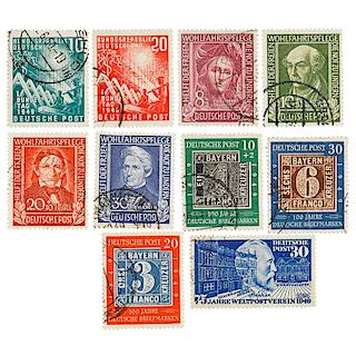 COLLECTION OF U.S. AND FOREIGN STAMPS