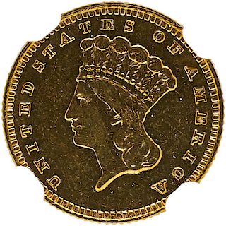 U.S. 1887 TYPE 3 $1 GOLD COIN
