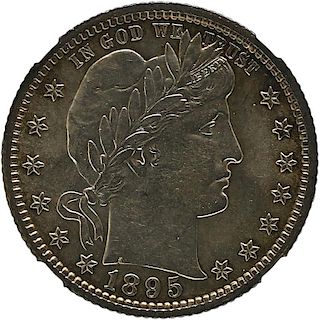 U.S. 1895-O BARBER 25C COIN