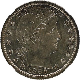 U.S. 1895-S BARBER 25C COIN
