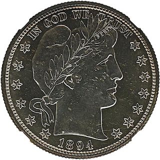 U.S. 1894-O BARBER 50C COIN