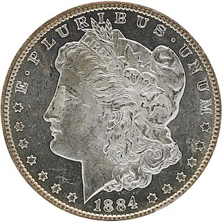 U.S. 1884-CC MORGAN $1 COIN
