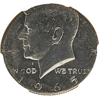 U.S. 1965 KENNEDY 50C ERROR COIN