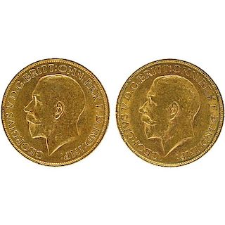GREAT BRITAIN GOLD SOVEREIGN COINS