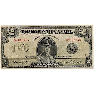 1923 DOMINION OF CANADA $2 NOTE
