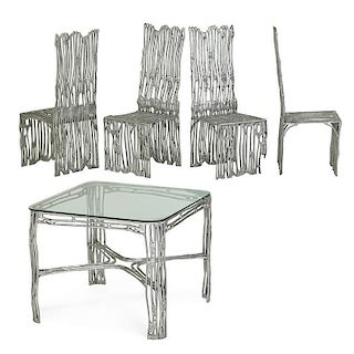 ARTHUR COURT Dining table and four chairs