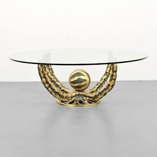 Henri Fernandez Bronze Coffee Table