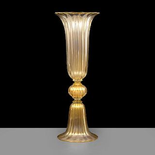 Monumental Murano Vase Attributed to Barovier & Toso