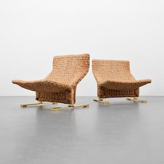 Pair of Marzio Cecchi Lounge Chairs