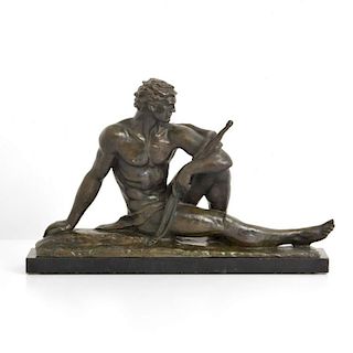 Alexandre Kelety Art Deco Figural Bronze Sculpture