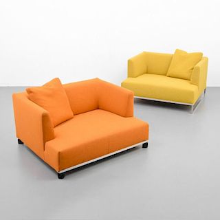 2 Antonio Citterio Lounge Chairs