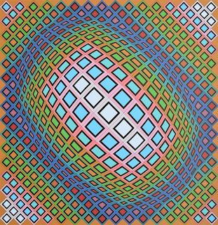 Victor Vasarely Lithograph, Limited Edition