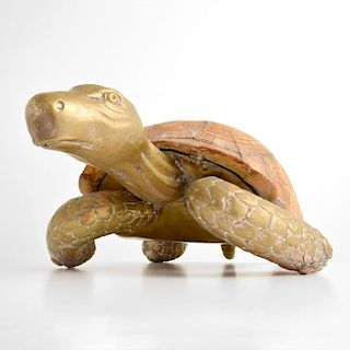 Large Tortoise Sculpture, Manner of Anthony Redmile