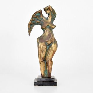 Large Abstract Bronze Figural Sculpture
