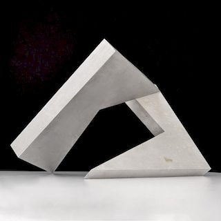 Large Larry Mohr Abstract Aluminum Sculpture