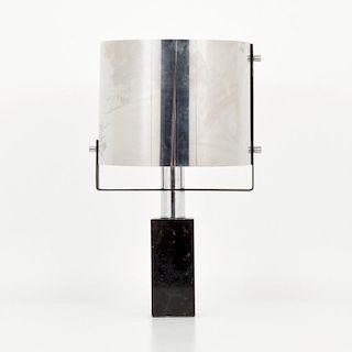 Chrome Table Lamp, Manner of Cini Boeri