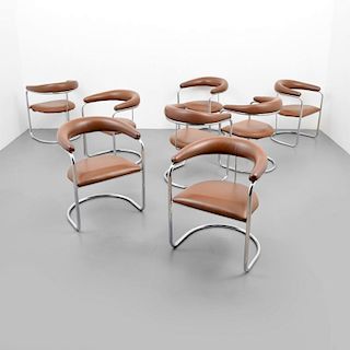 Anton Lorenz Dining Chairs, Set of 8