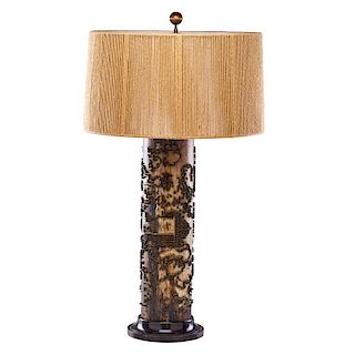 CONTEMPORARY FOUND OBJECT LAMP
